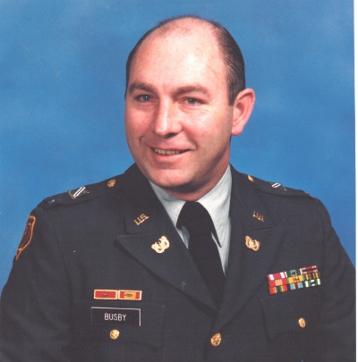 My retirement picture as a Chief Warrant Officer Three in the Army CID after serving 21 years with the Army, 1991 at Fort McClellan, AL.  R. Busby